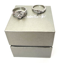 Load image into Gallery viewer, MariaKinz - 14K Gold Plated Silver, Crystal and Rhinestone Stackable Ring MariaKinz