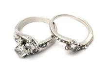 Load image into Gallery viewer, MariaKinz - 14K Gold Plated Silver, Crystal and Rhinestone Stackable Ring MariaKinz