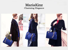 Load image into Gallery viewer, MariaKinz Blue Charm Handbag Set MariaKinz