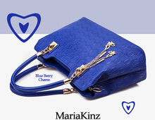 Load image into Gallery viewer, MariaKinz Blue Charm Handbag Set MariaKinz