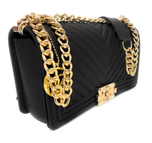 Load image into Gallery viewer, MariaKinz Chevron Jelly Crossbody/Shoulder Purse MariaKinz