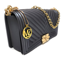 Load image into Gallery viewer, MariaKinz Chevron Jelly Crossbody/Shoulder Purse MariaKinz