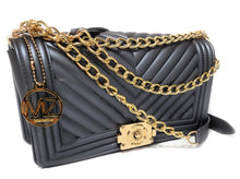 Load image into Gallery viewer, MariaKinz Chevron Jelly Crossbody/Shoulder Purse MariaKinz