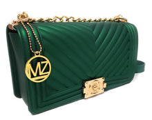 Load image into Gallery viewer, MariaKinz Chevron Jelly Crossbody/Shoulder Purse MariaKinz