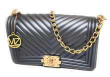Load image into Gallery viewer, MariaKinz Chevron Jelly Crossbody/Shoulder Purse MariaKinz
