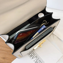 Load image into Gallery viewer, MariaKinz Fashion Bag: Square Crossbody/Shoulder with Top Handle Blue Bag MariaKinz