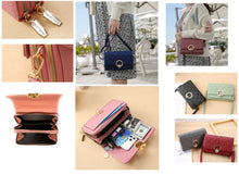 Load image into Gallery viewer, MariaKinz: Forever Synthetic Leather Clutch Purse with Crossbody/Shoulder Strap (Army Green) MariaKinz