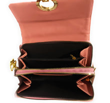 Load image into Gallery viewer, MariaKinz: Forever Synthetic Leather Clutch Purse with Crossbody/Shoulder Strap (Dusty Rose) MariaKinz