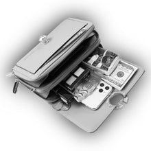 Load image into Gallery viewer, MariaKinz: Forever Synthetic Leather Clutch Purse with Crossbody/Shoulder Strap (Mustard) MariaKinz