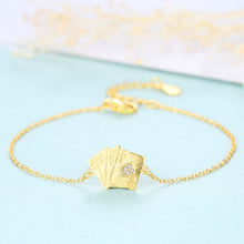 Load image into Gallery viewer, MariaKinz Gold plated 925 Stamped Silver Bracelet Style2023 MariaKinz