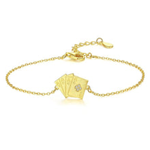 Load image into Gallery viewer, MariaKinz Gold plated 925 Stamped Silver Bracelet Style2023 MariaKinz