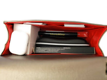 Load image into Gallery viewer, MariaKinz Leather Lightweight Large Mustard Shoulder/Crossbody Quilted Bag and Purse MariaKinz