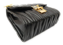 Load image into Gallery viewer, MariaKinz Leather Small Shoulder/Crossbody Quilted Bag and Purse with Convertible Chain Strap MariaKinz