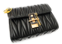 Load image into Gallery viewer, MariaKinz Leather Small Shoulder/Crossbody Quilted Bag and Purse with Convertible Chain Strap MariaKinz