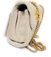 Load image into Gallery viewer, MariaKinz Leather Small Shoulder/Crossbody Quilted Bag and Purse with Convertible Chain Strap MariaKinz