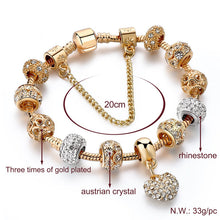 Load image into Gallery viewer, MariaKinz Moments Crystal Charm Sliver Bracelets MariaKinz