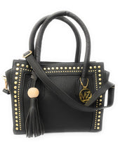 Load image into Gallery viewer, MariaKinz Multi Pockets VEGAN Leather Tassel Tote Bag for Women MariaKinz