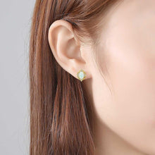 Load image into Gallery viewer, MariaKinz Opal Silver Starling Stud Earrings for Women MariaKinz