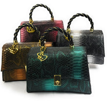 Load image into Gallery viewer, MariaKinz Red VEGAN Leather Embossed Texture Shoulder/Crossbody Handbags MariaKinz