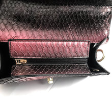 Load image into Gallery viewer, MariaKinz Red VEGAN Leather Embossed Texture Shoulder/Crossbody Handbags MariaKinz