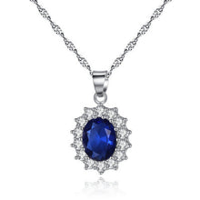 Load image into Gallery viewer, MariaKinz Royal CZ Diamond, Sapphire and Ruby Jewelry Set For Women MariaKinz