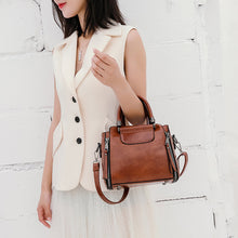 Load image into Gallery viewer, MariaKinz Small VEGAN Leather Crossbody, Satchel/Tote Handbag MariaKinz