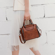 Load image into Gallery viewer, MariaKinz Small VEGAN Leather Crossbody, Satchel/Tote Handbag MariaKinz