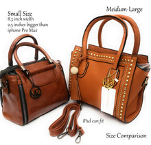 Load image into Gallery viewer, MariaKinz Small VEGAN Leather Crossbody, Satchel/Tote Handbag MariaKinz