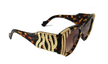 Load image into Gallery viewer, MariaKinz Sunglasses: Dior Wave Leopard Oversized Cat Eye Sunglasses MariaKinz