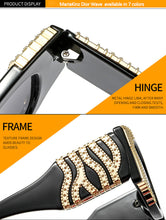 Load image into Gallery viewer, MariaKinz Sunglasses: Dior Wave Leopard Oversized Cat Eye Sunglasses MariaKinz