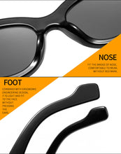 Load image into Gallery viewer, MariaKinz Sunglasses: Gold Wave Oversized Cat Eye Sunglasses MariaKinz