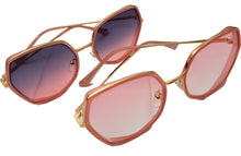 Load image into Gallery viewer, MariaKinz Sunglasses: Oversized Incroyable Pink light Pink Lens MariaKinz