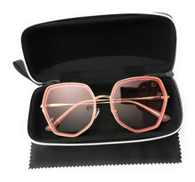 Load image into Gallery viewer, MariaKinz Sunglasses: Oversized Incroyable Pink light Pink Lens MariaKinz