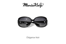 Load image into Gallery viewer, MariaKinz Sunglasses Oversized Oval Polarized Sunglasses Noir MariaKinz