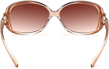 Load image into Gallery viewer, MariaKinz Sunglasses Oversized Oval Polarized Sunglasses Transparent MariaKinz