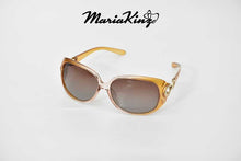 Load image into Gallery viewer, MariaKinz Sunglasses Oversized Oval Polarized Sunglasses Transparent MariaKinz