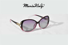 Load image into Gallery viewer, MariaKinz Sunglasses Oversized Oval Polarized Sunglasses Violet MariaKinz