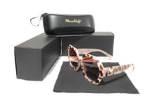 Load image into Gallery viewer, MariaKinz Sunglasses: Versa Cheetah Frame with Brown Gradient Lens MariaKinz