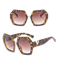 Load image into Gallery viewer, MariaKinz Sunglasses: Versa Volcanic Color Sunglasses with Brown Gradient Lens MariaKinz