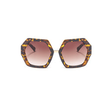 Load image into Gallery viewer, MariaKinz Sunglasses: Versa Volcanic Color Sunglasses with Brown Gradient Lens MariaKinz