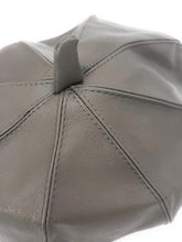 Load image into Gallery viewer, MariaKinz Women Faux Leather Fine Quality Gray Beret Hat MariaKinz
