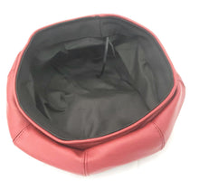 Load image into Gallery viewer, MariaKinz Women Faux Leather Fine Quality Red Beret Hat MariaKinz