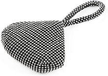Load image into Gallery viewer, MariaKinz Women's Rhinestone Mesh Wristlet Pouch MariaKinz