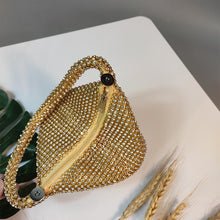 Load image into Gallery viewer, MariaKinz Women's Rhinestone Mesh Wristlet Pouch MariaKinz