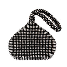 Load image into Gallery viewer, MariaKinz Women's Rhinestone Mesh Wristlet Pouch MariaKinz