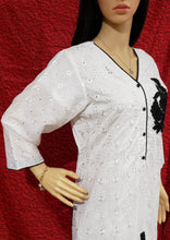 Load image into Gallery viewer, MariaKinz Woven Two Pc Tunic Top Kurta and Trouser Style115 MariaKinz