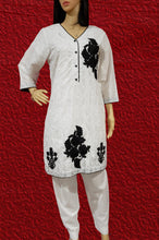 Load image into Gallery viewer, MariaKinz Woven Two Pc Tunic Top Kurta and Trouser Style115 MariaKinz