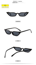 Load image into Gallery viewer, Retro 90's Small Cat Eye Sunglasses MariaKinz