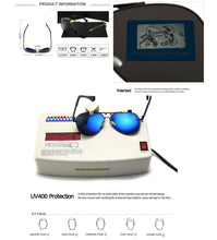 Load image into Gallery viewer, Advanced Aviator Polarized Sunglasses HD Lens Red Frame-Black Lens Gold Highlights