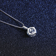 Load image into Gallery viewer, 1 Ct. Brilliant Round Cut Solitaire, GRA certified Moissanite Diamond necklace MariaKinz